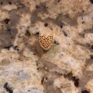 Gold pandora charm